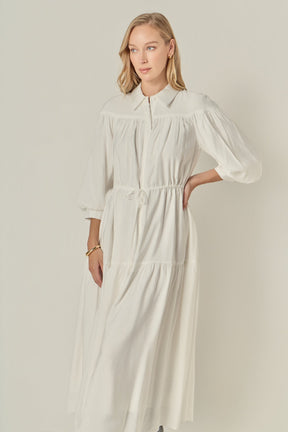 ENGLISH FACTORY - Shirt Maxi Dress - DRESSES available at Objectrare