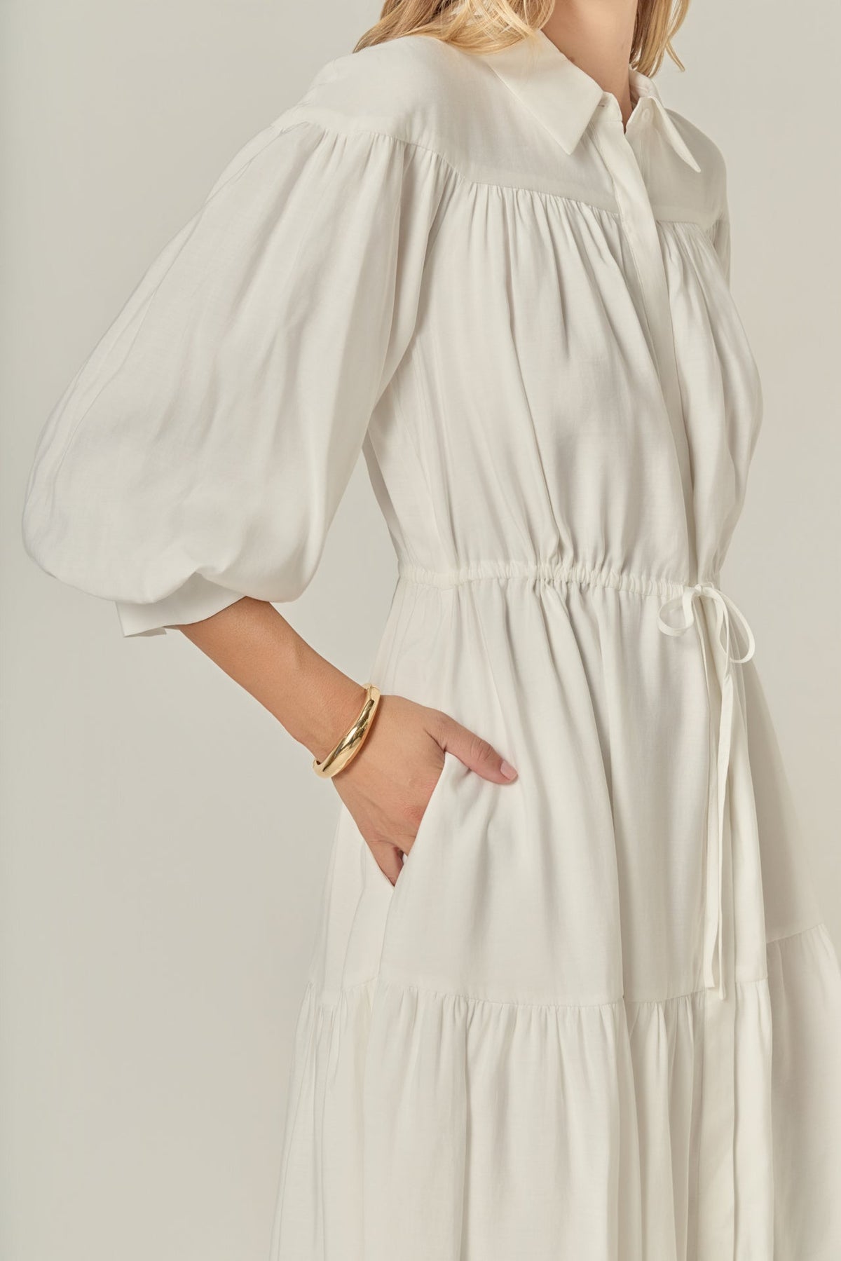 ENGLISH FACTORY - Shirt Maxi Dress - DRESSES available at Objectrare