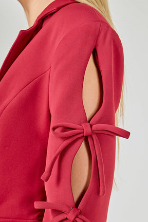 ENDLESS ROSE - Bow Detailed Romper - ROMPERS available at Objectrare