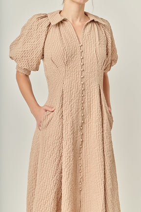 ENGLISH FACTORY - Shirt Midi Dress - DRESSES available at Objectrare