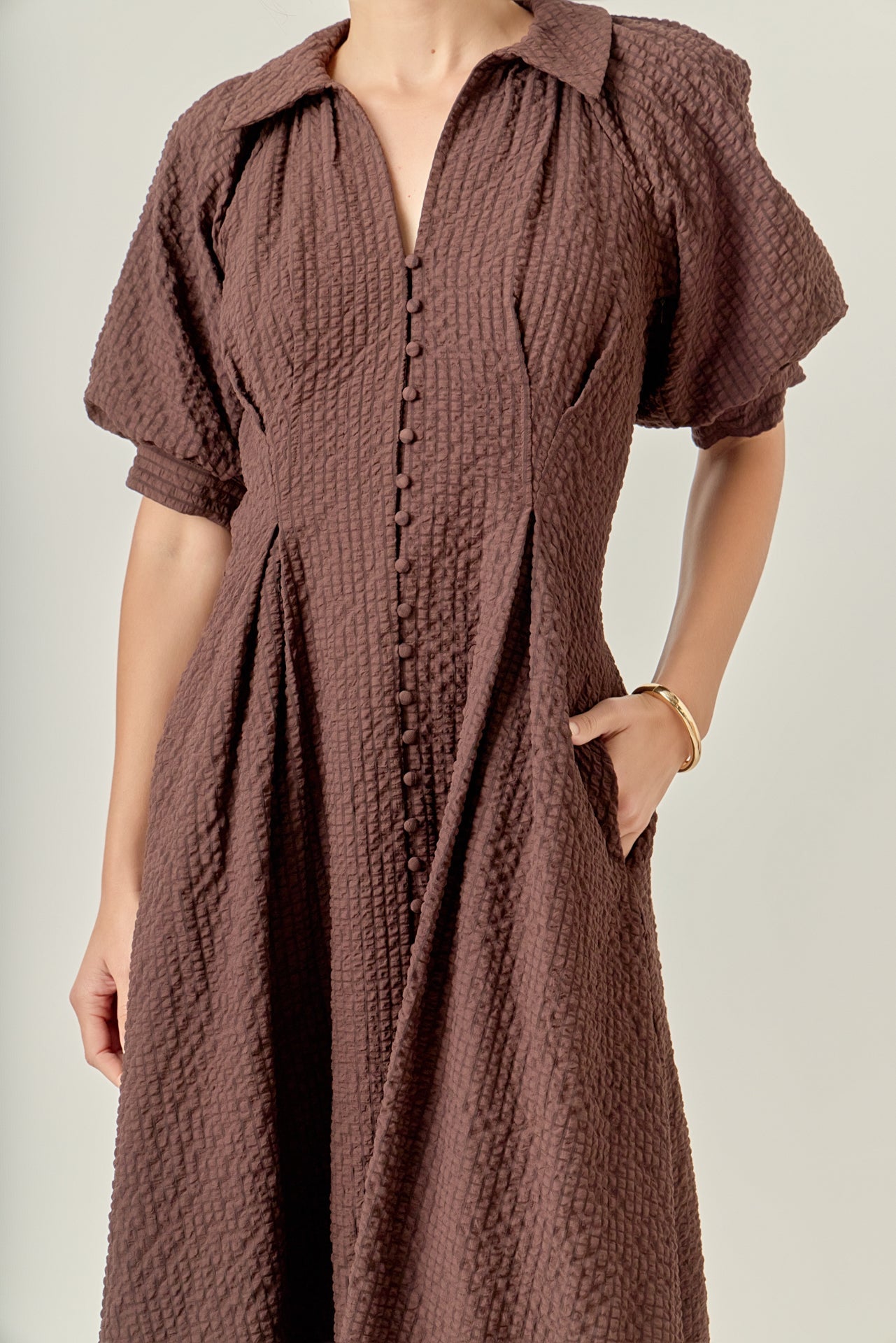 ENGLISH FACTORY - Shirt Midi Dress - DRESSES available at Objectrare