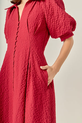 ENGLISH FACTORY - Shirt Midi Dress - DRESSES available at Objectrare