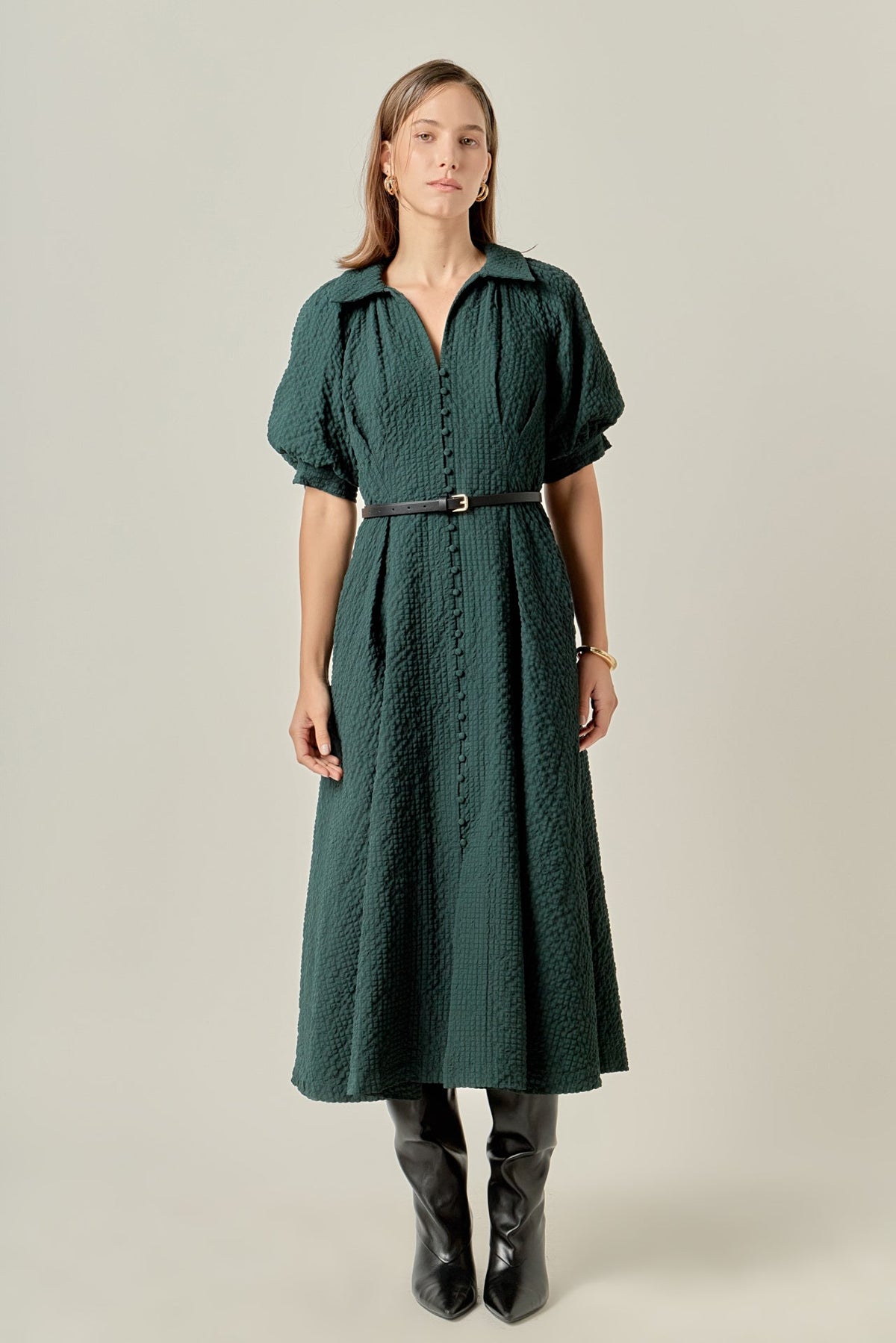 Shirt Midi Dress
