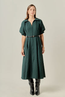 ENGLISH FACTORY - Shirt Midi Dress - DRESSES available at Objectrare