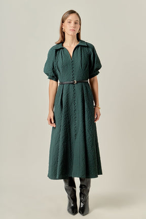 ENGLISH FACTORY - Shirt Midi Dress - DRESSES available at Objectrare