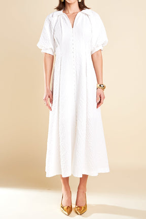 ENGLISH FACTORY - Shirt Midi Dress - DRESSES available at Objectrare
