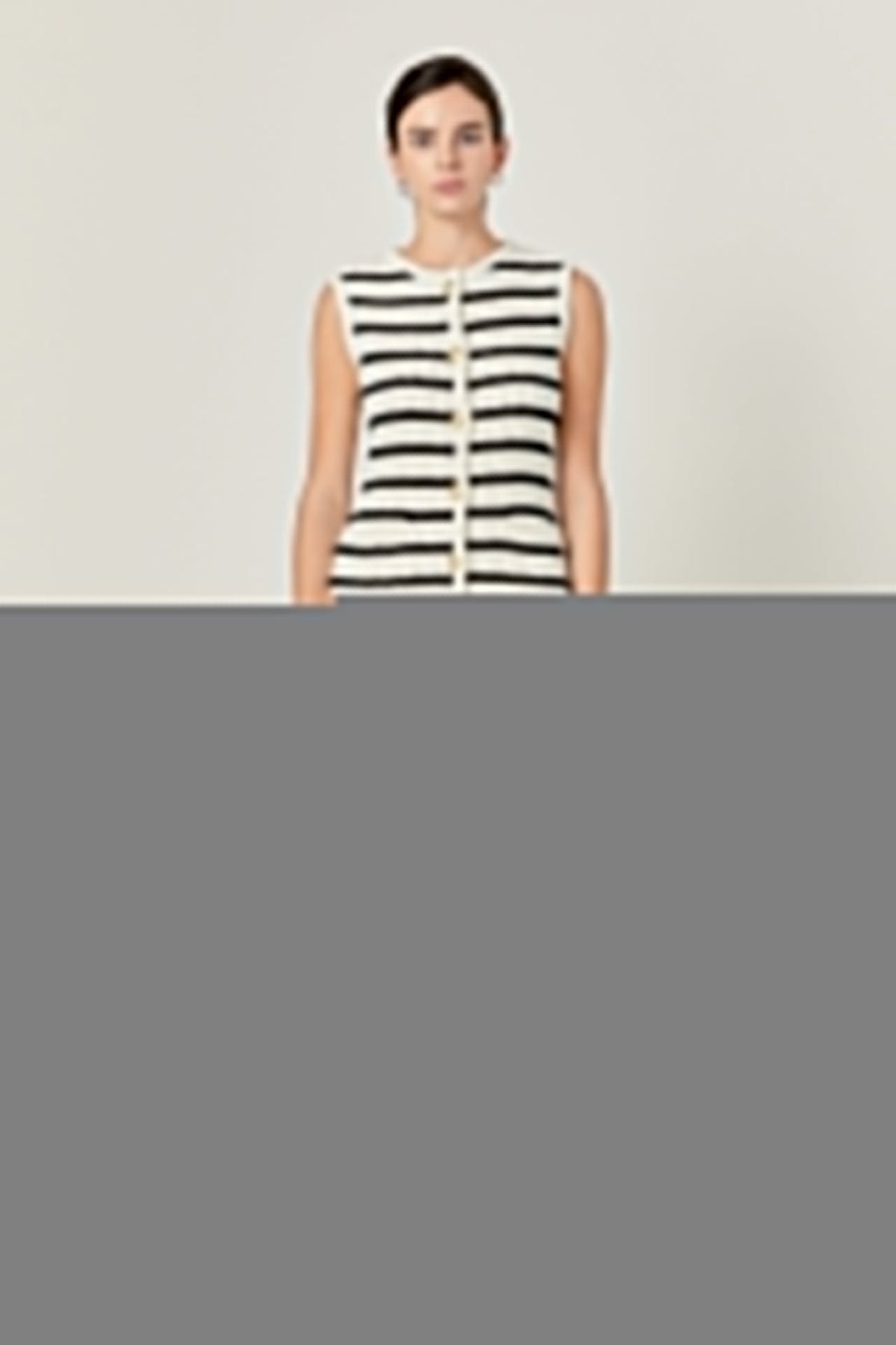 Striped Knit Vest Dress
