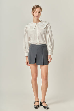 ENGLISH FACTORY - Twill Skort - SKORTS available at Objectrare