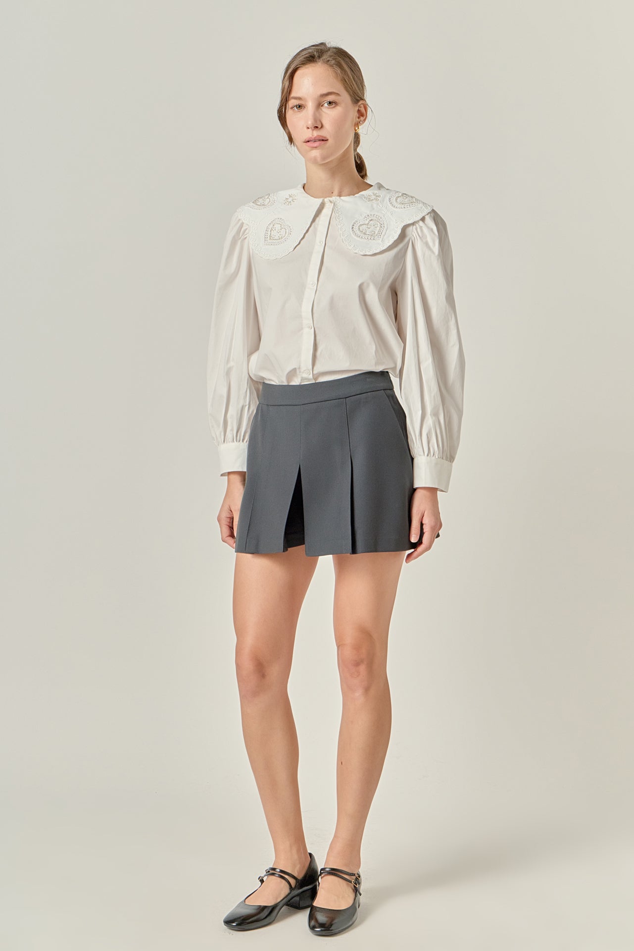 ENGLISH FACTORY - Twill Skort - SKORTS available at Objectrare