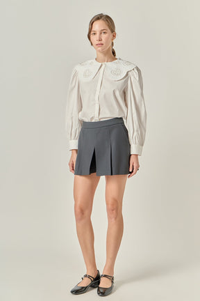 ENGLISH FACTORY - Twill Skort - SKORTS available at Objectrare