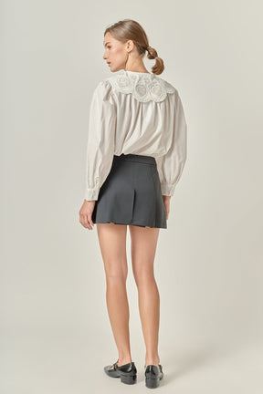 ENGLISH FACTORY - Twill Skort - SKORTS available at Objectrare