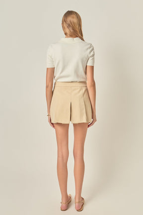 ENGLISH FACTORY - Twill Skort - SKORTS available at Objectrare