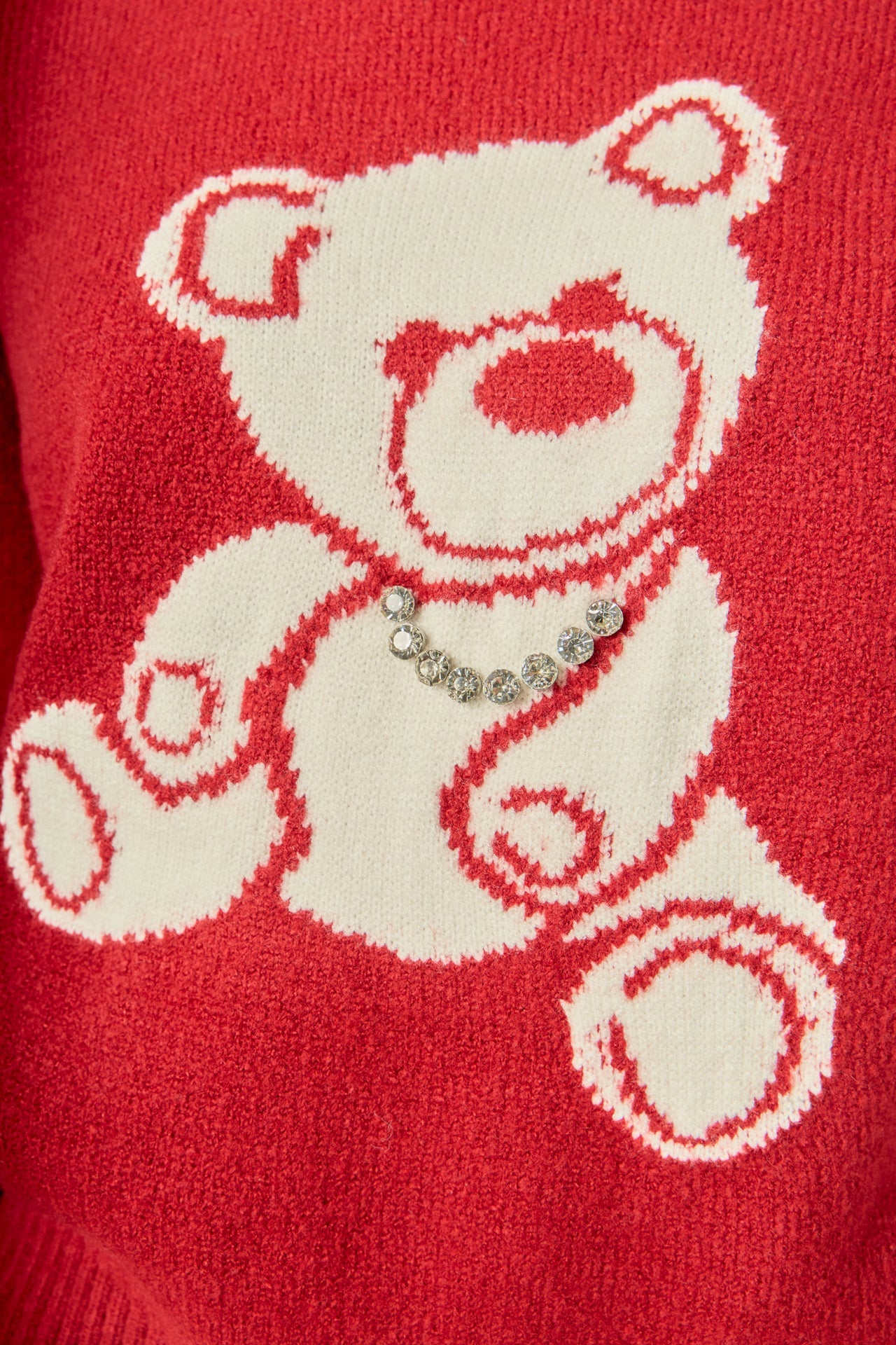 ENGLISH FACTORY - Olivia Teddy Bear Knit - SWEATERS & KNITS available at Objectrare
