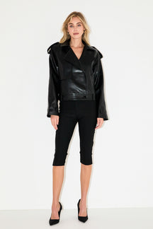 Trench Short Pu Jacket