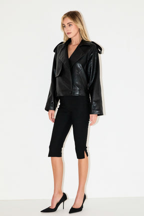 Trench Short Pu Jacket