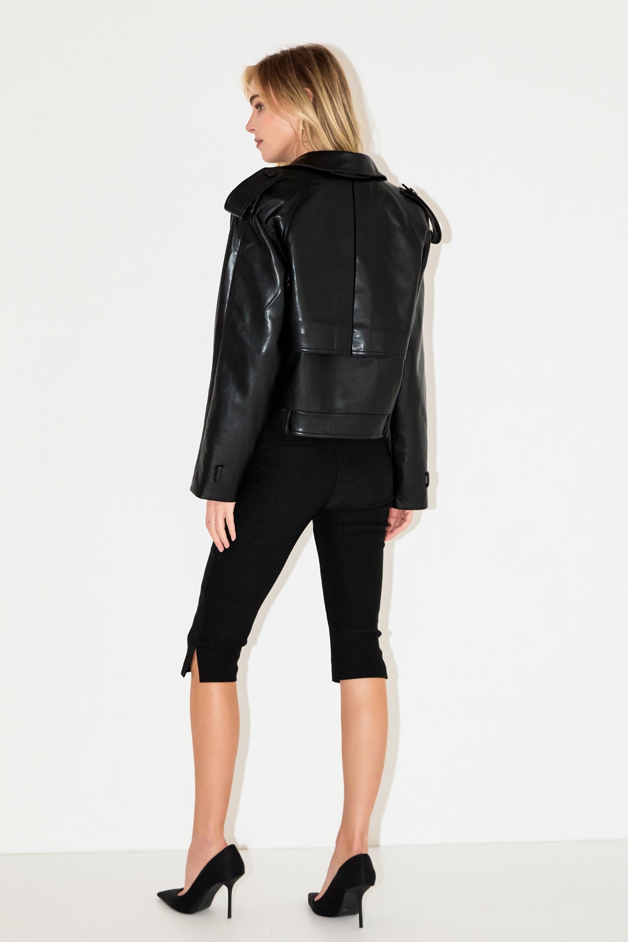 Trench Short Pu Jacket