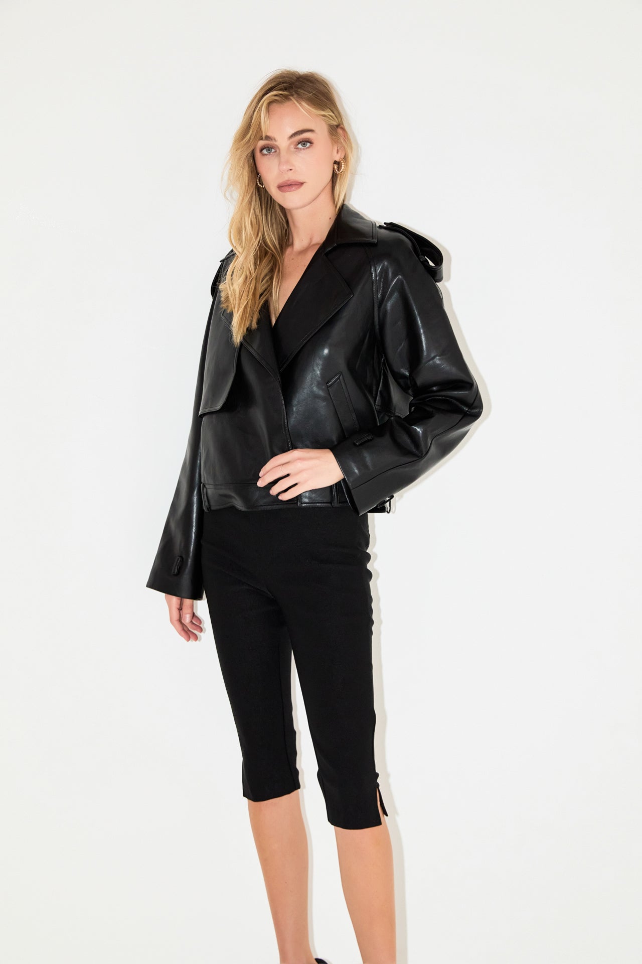 Trench Short Pu Jacket