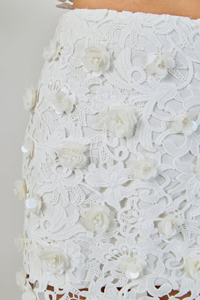 ENDLESS ROSE - Embellished Mini Skirt - SKIRTS available at Objectrare