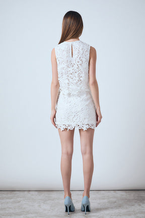 ENDLESS ROSE - Embellished Mini Skirt - SKIRTS available at Objectrare