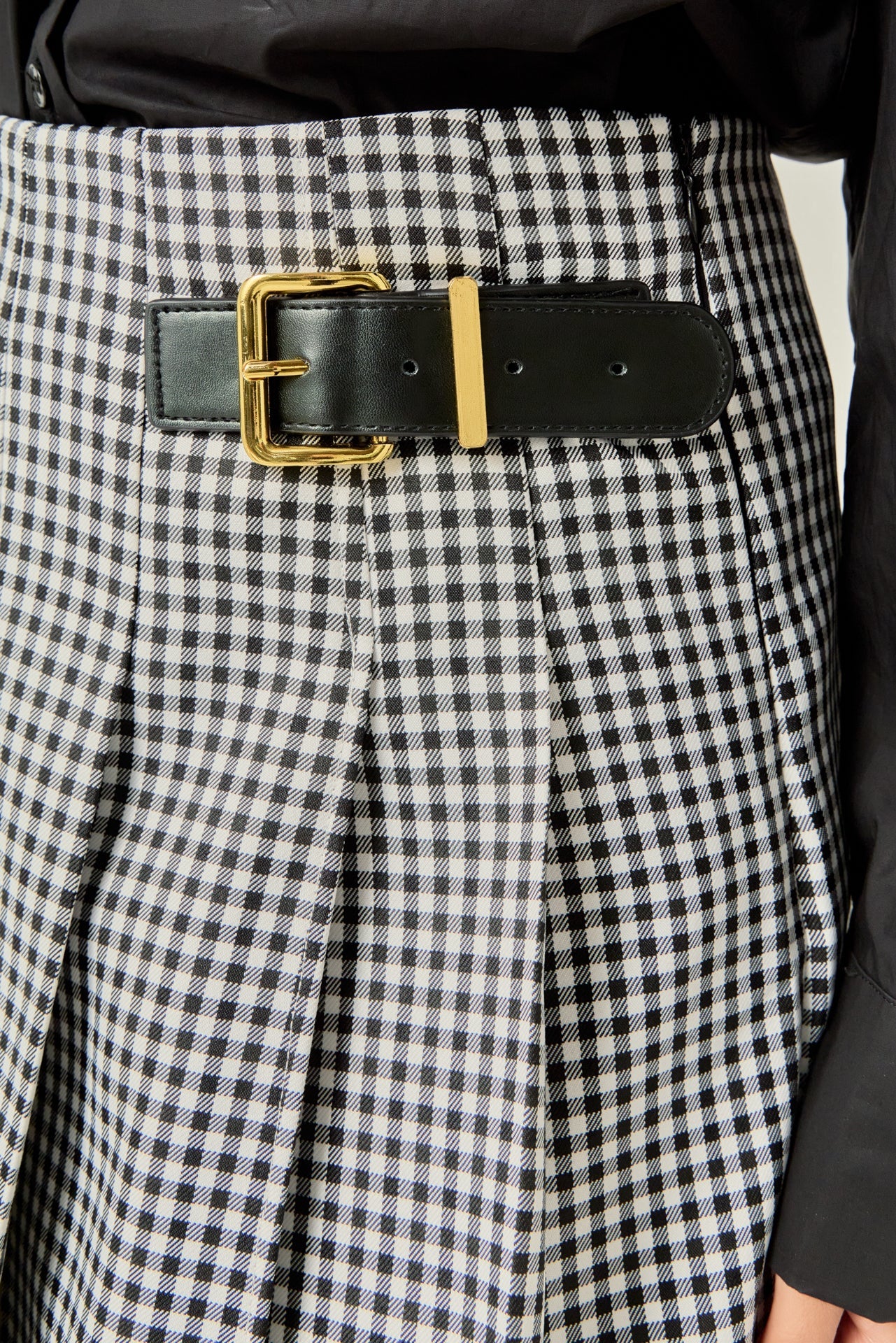 ENGLISH FACTORY - Gingham Check Skort - SKORTS available at Objectrare