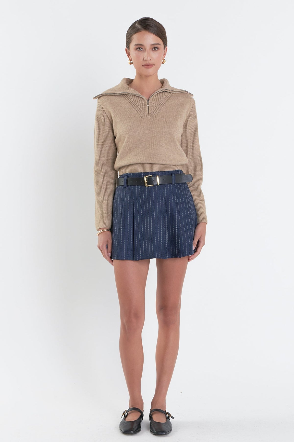 ENGLISH FACTORY - Stripe Skort - SKORTS available at Objectrare