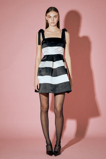 ENGLISH FACTORY - Stripe Mini Dress - DRESSES available at Objectrare