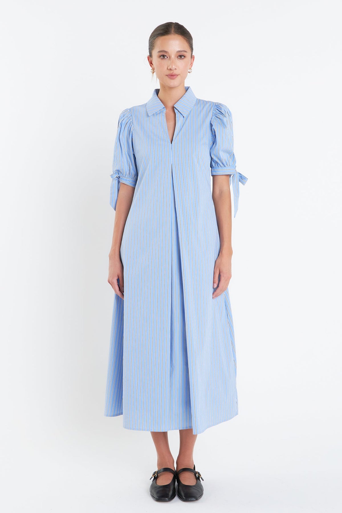 ENGLISH FACTORY - Godet Midi Dress - DRESSES available at Objectrare