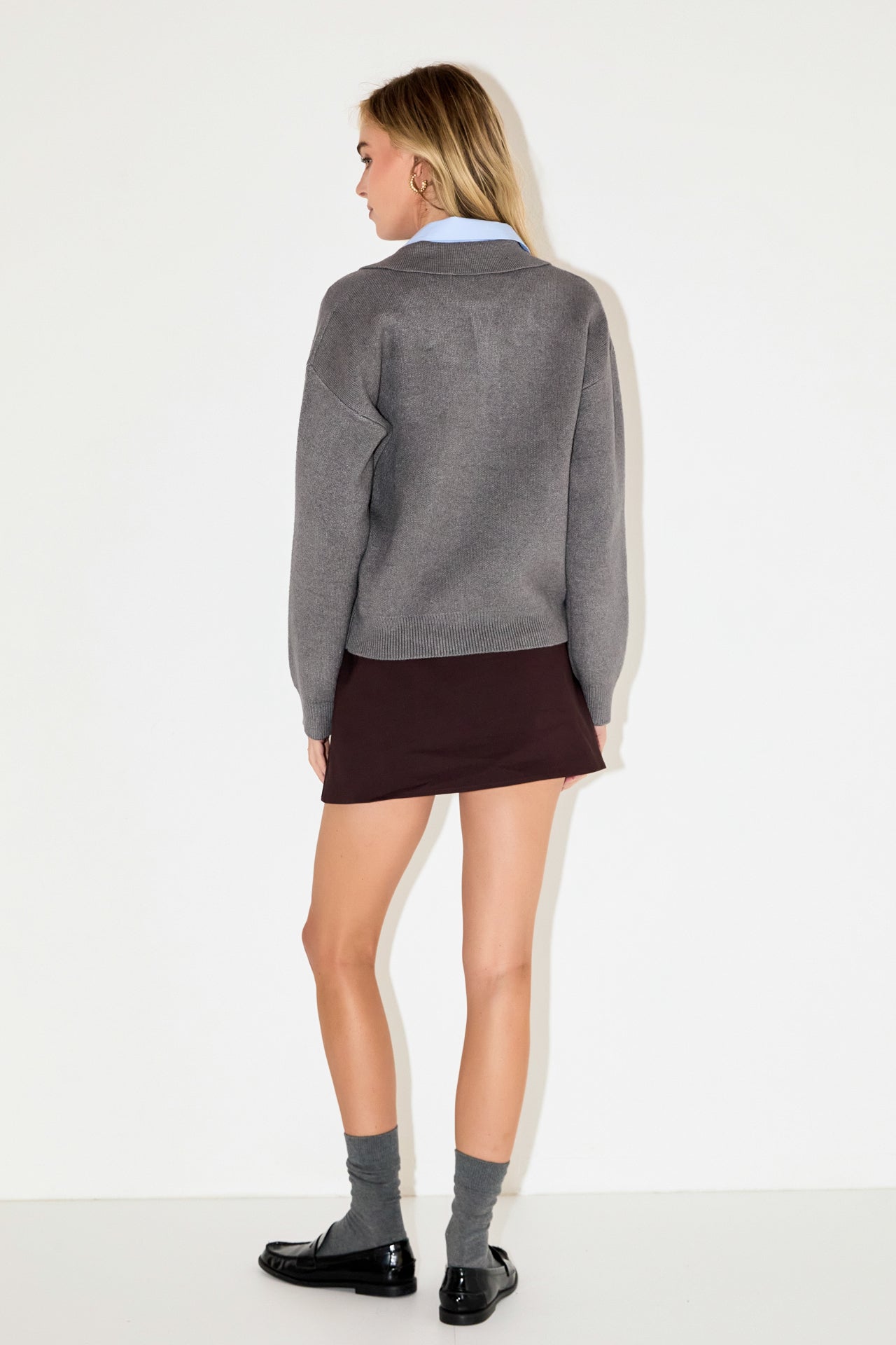Argyle Knit Sweater- Sold Out