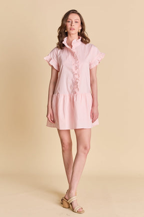ENGLISH FACTORY - Ruffled Mini Dress - DRESSES available at Objectrare