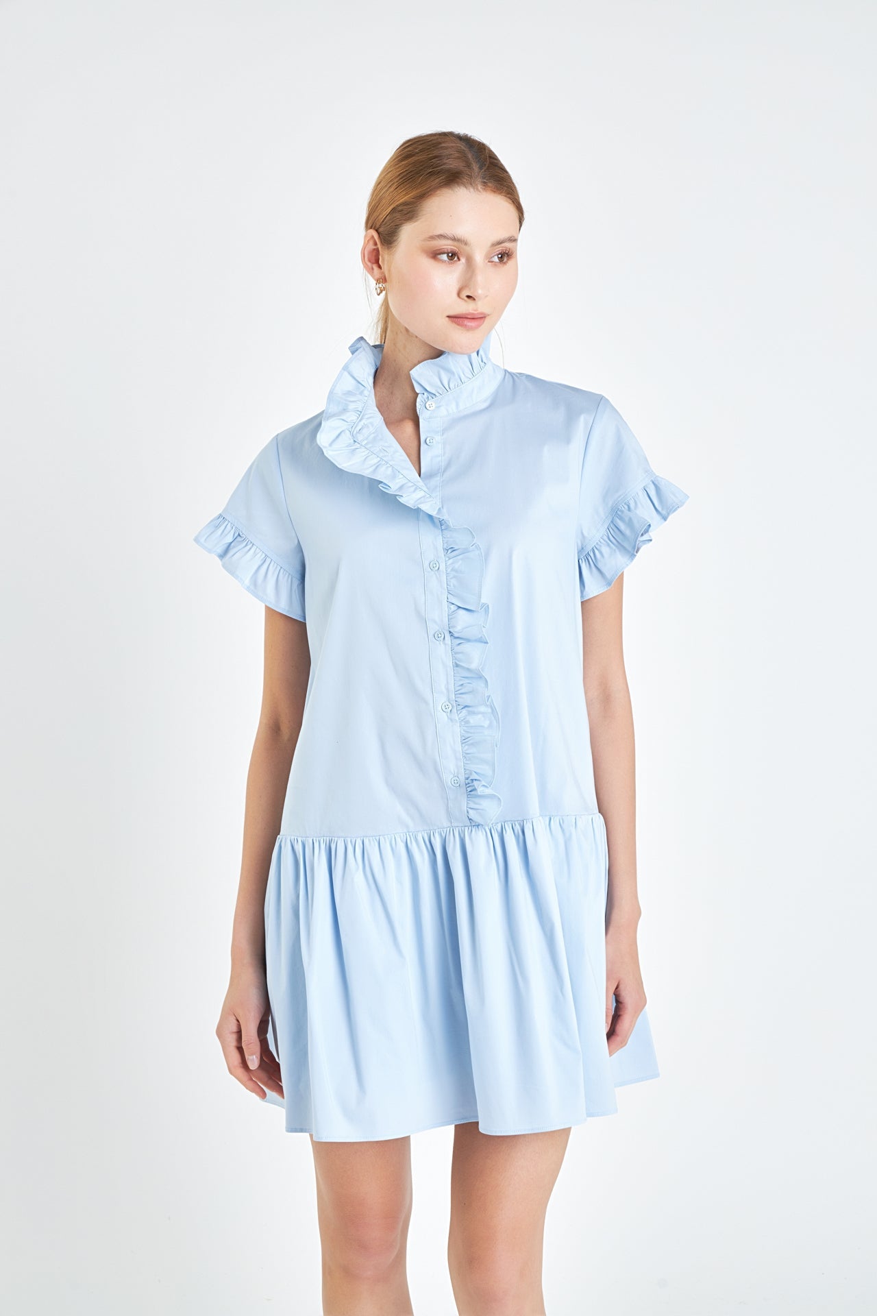 ENGLISH FACTORY - Ruffled Mini Dress - DRESSES available at Objectrare