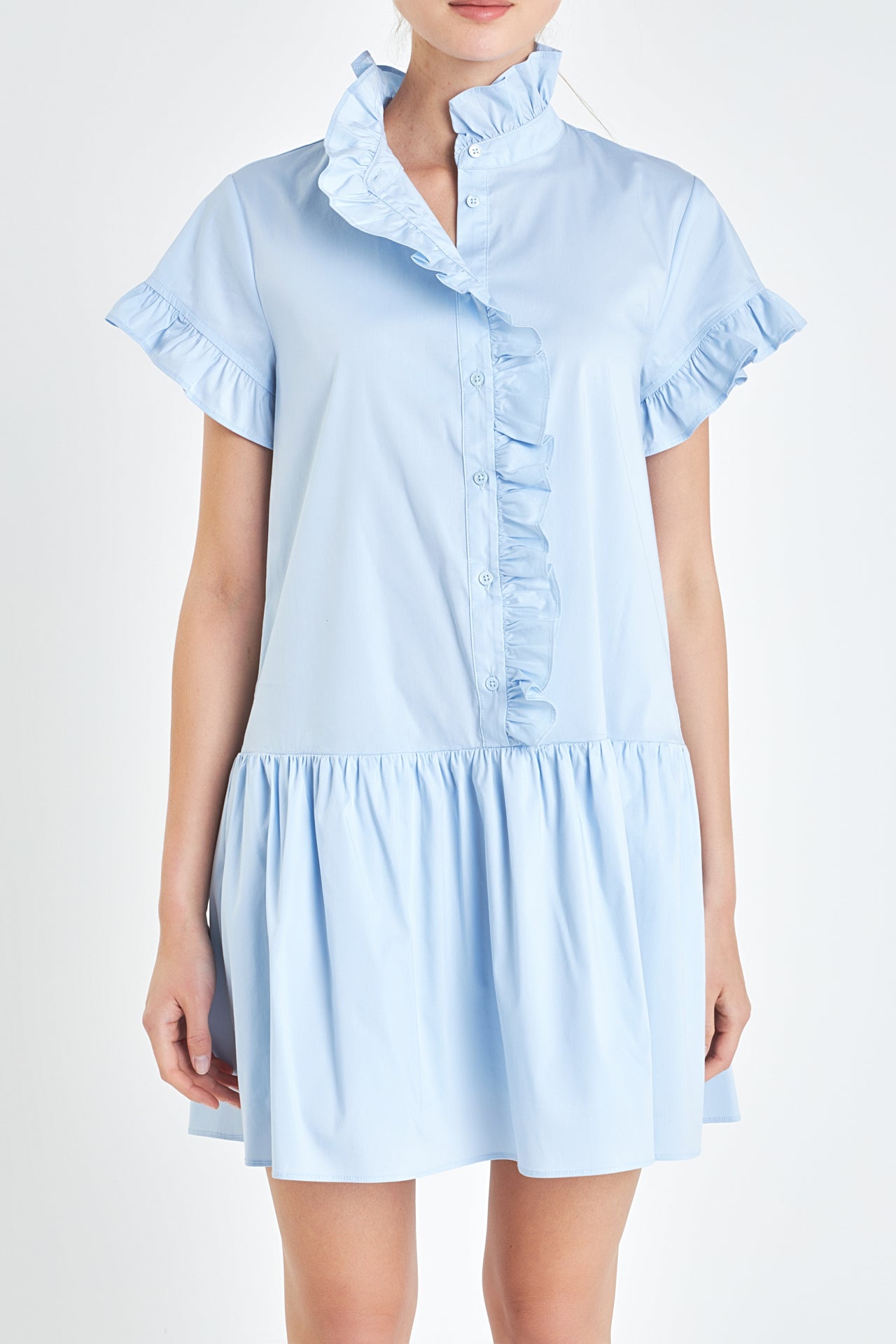 ENGLISH FACTORY - Ruffled Mini Dress - DRESSES available at Objectrare