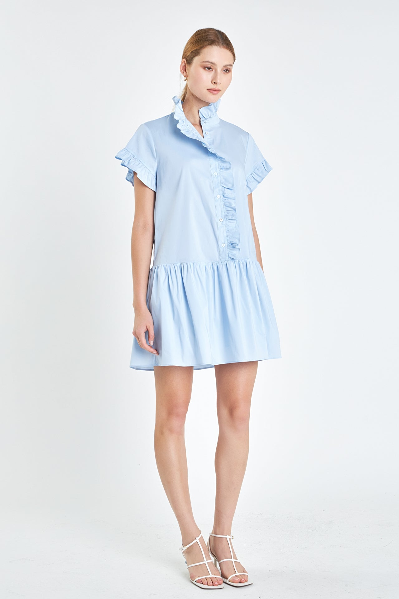 ENGLISH FACTORY - Ruffled Mini Dress - DRESSES available at Objectrare