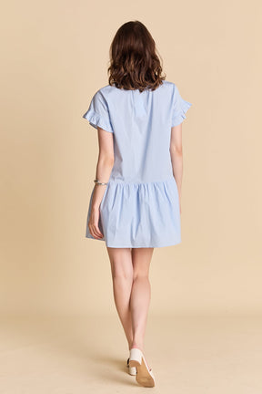 ENGLISH FACTORY - Ruffled Mini Dress - DRESSES available at Objectrare