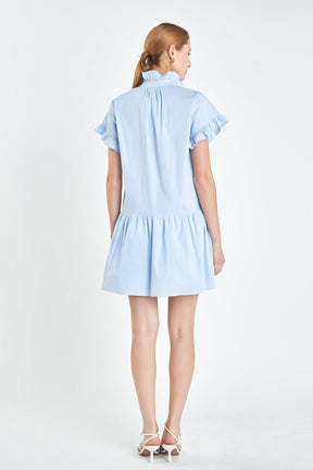 ENGLISH FACTORY - Ruffled Mini Dress - DRESSES available at Objectrare