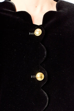 Velvet Scallop Jacket