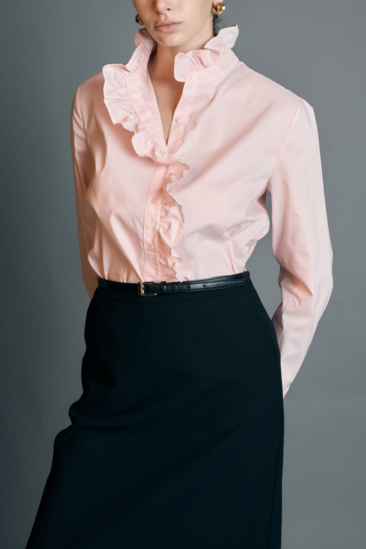 ENGLISH FACTORY - Ruffled Shirt - SHIRTS & BLOUSES available at Objectrare