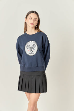 Velvet Patch Sweatshirt