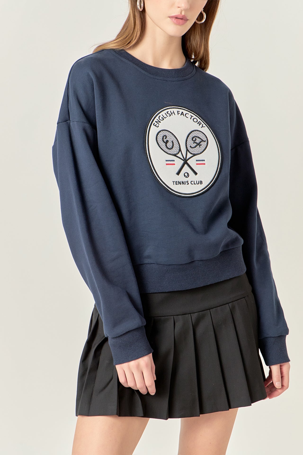 Velvet Patch Sweatshirt