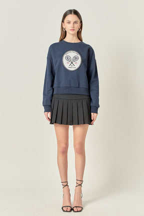 Velvet Patch Sweatshirt