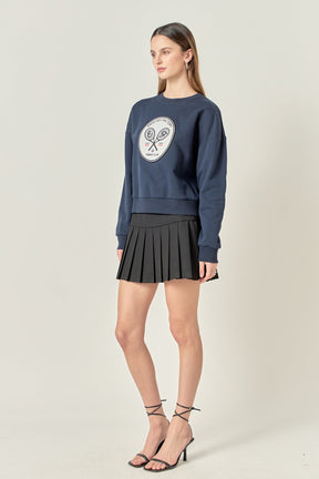 Velvet Patch Sweatshirt
