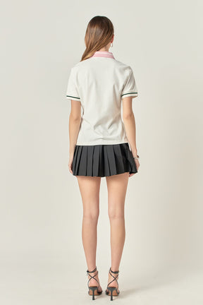 Color Block Polo Shirt