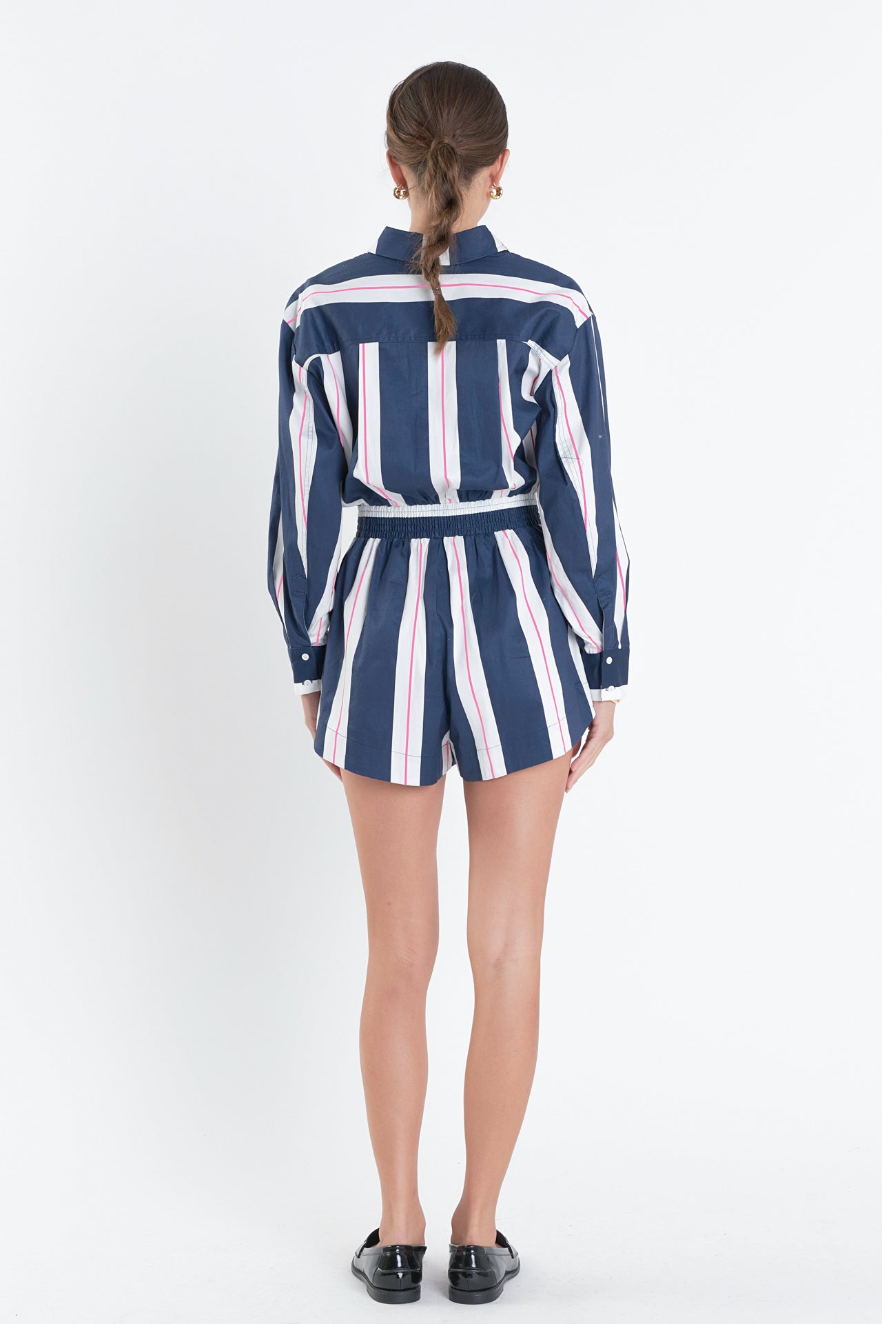 ENGLISH FACTORY - English Factory - Stripe Romper - ROMPERS available at Objectrare