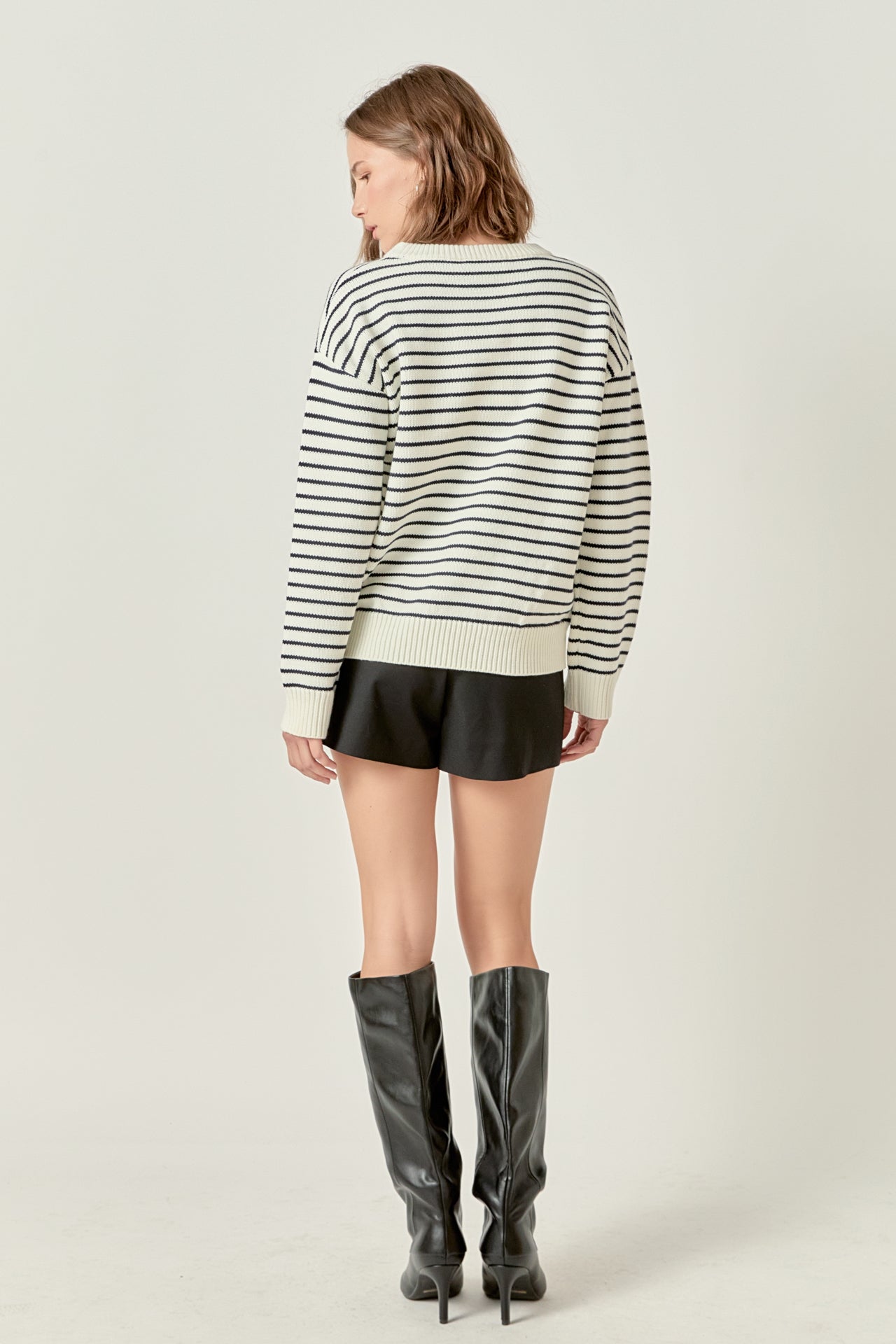 ENGLISH FACTORY - Friday Lettering Sweater - SWEATERS & KNITS available at Objectrare