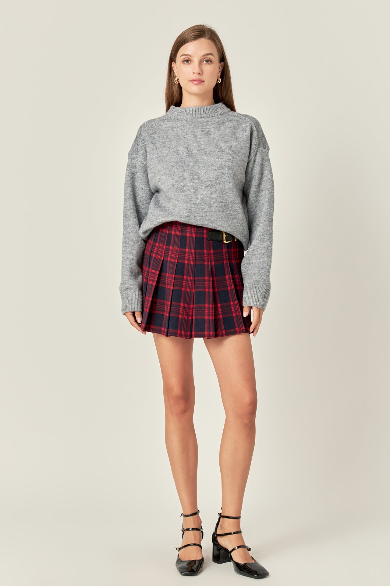 ENGLISH FACTORY - Check Skort - SKORTS available at Objectrare