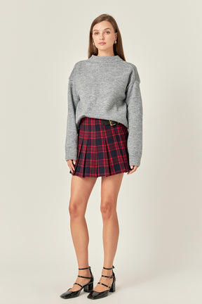 ENGLISH FACTORY - English Factory - Check Skort - SKORTS available at Objectrare