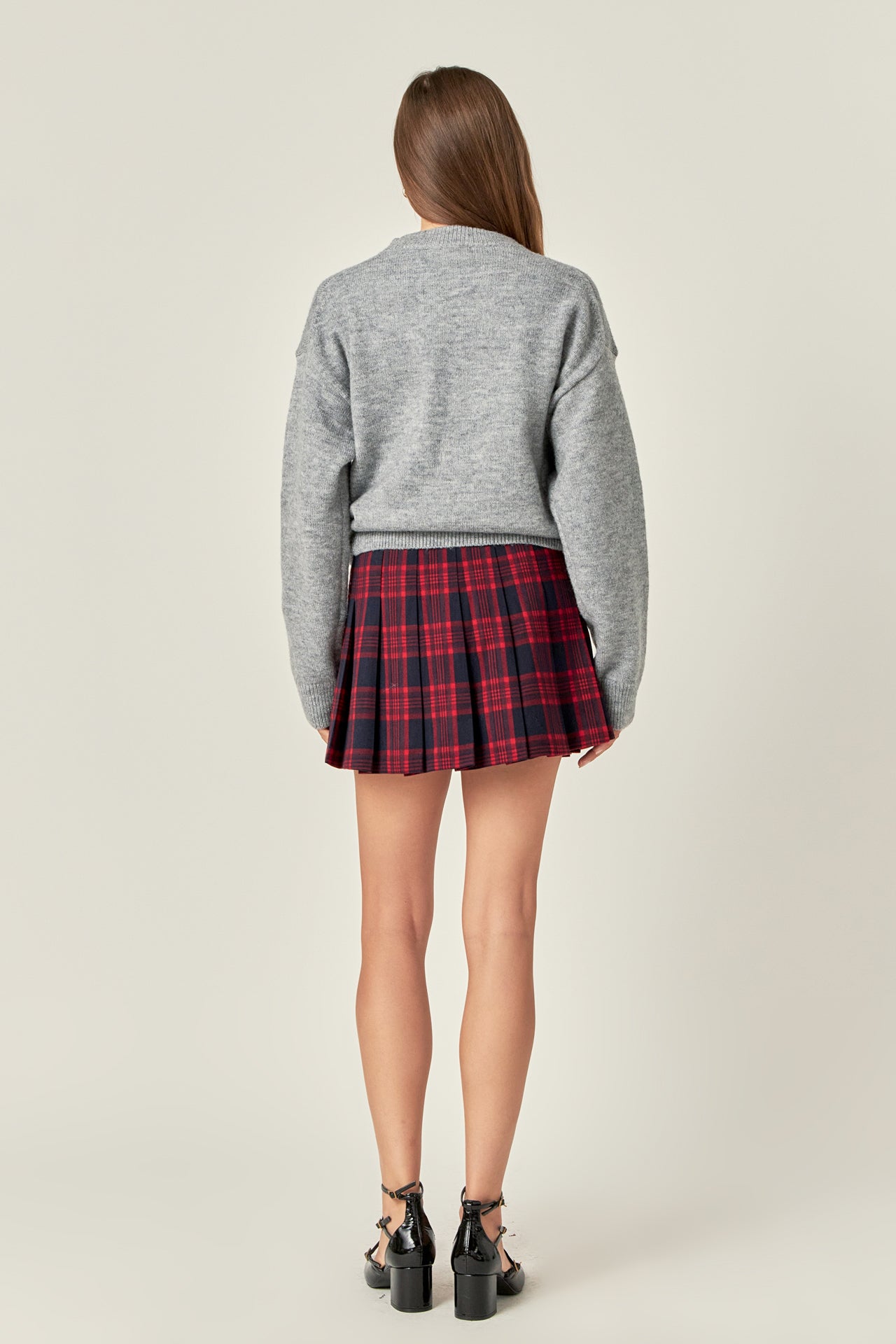 ENGLISH FACTORY - English Factory - Check Skort - SKORTS available at Objectrare