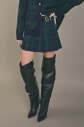 ENGLISH FACTORY - Check Skort - SKORTS available at Objectrare