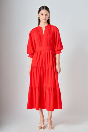 ENDLESS ROSE - Pin Tuck Dress - DRESSES available at Objectrare