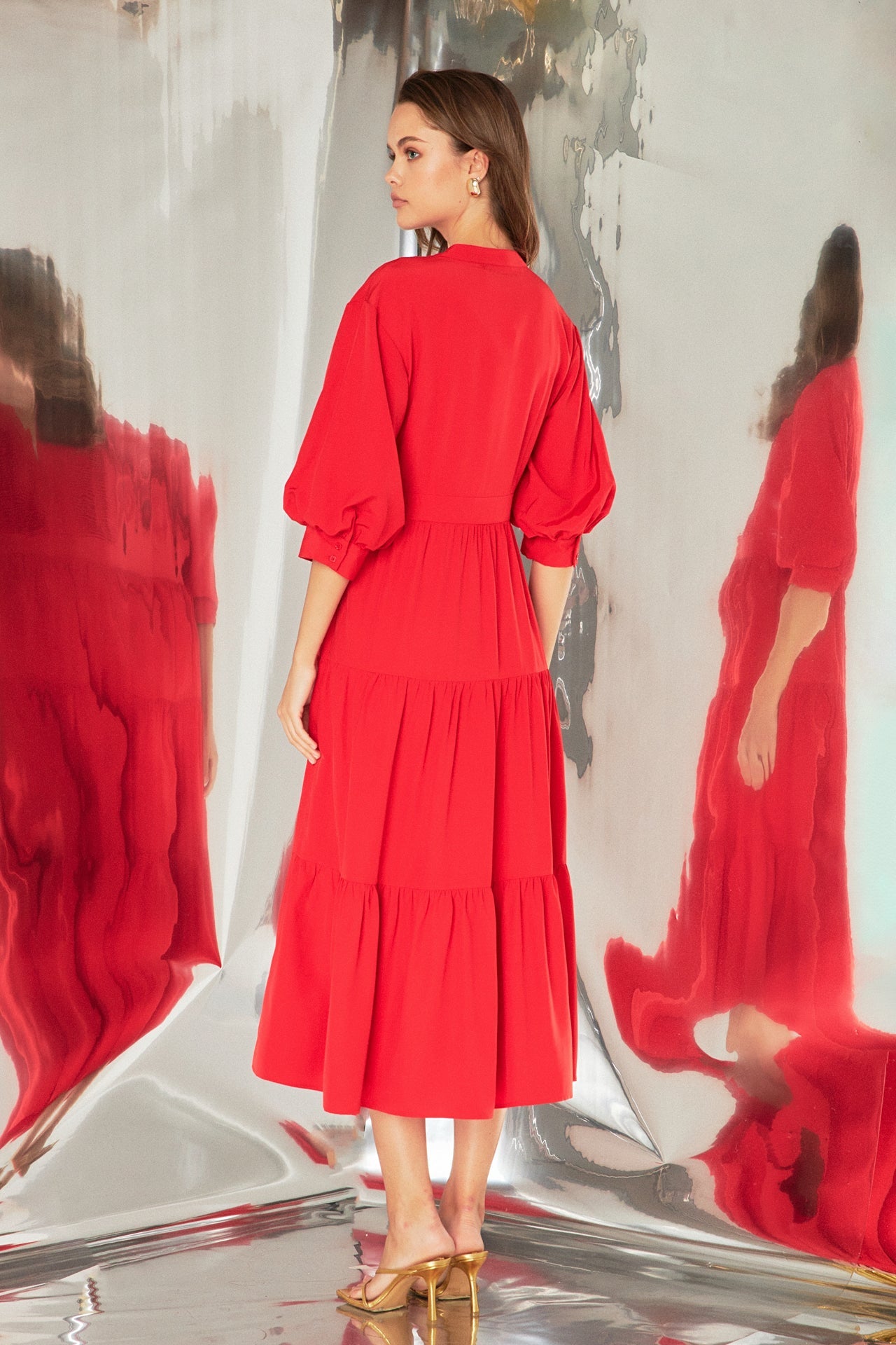 Pin Tuck Dress