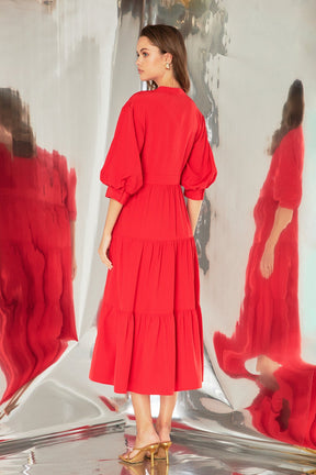 Pin Tuck Dress